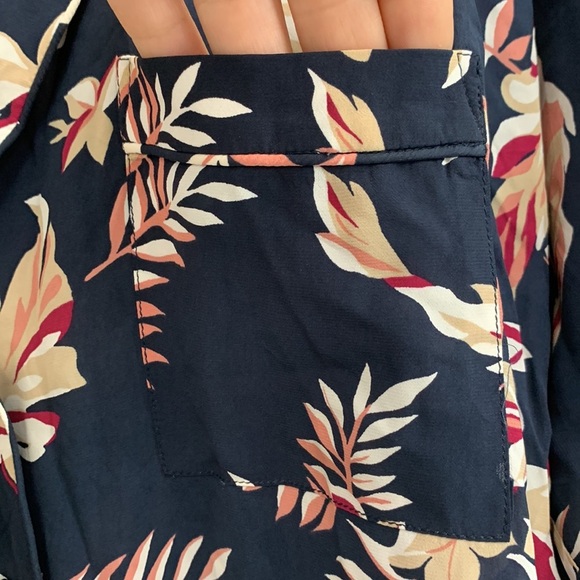 JOIE floral tropical print Summer casual blouse - Picture 8 of 9